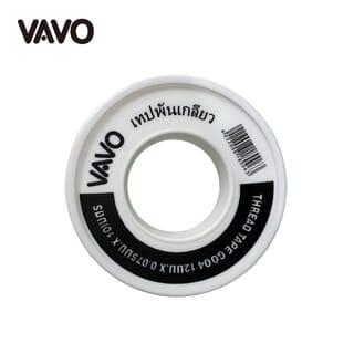 VAVO เทปพันเกลียว 12มม.x0.075มม.x10ม. รุ่น SuperSaveG_004 สีขาว