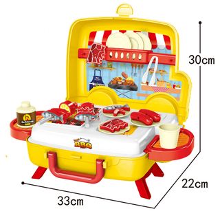 TOYS ของเล่นชุดอุปกรณ์บาร์บีคิว รุ่น 922-85 ขนาด 25x11x24.5 ซม. คละสี