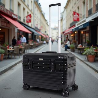 WETZLARS กระเป๋าเดินทาง ขนาด 20 นิ้ว รุ่น Nicolas-01 ขนาด 29x39x53.50 ซม. สีดำโฮริซอน