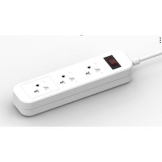 EILON รางปลั๊กไฟ รุ่นMSC33THN-GHE  3ช่อง 1สวิตช์ 10A  2200W  3เมตร