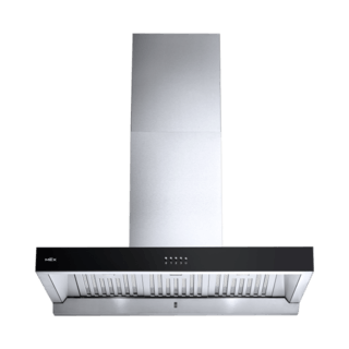 MEX ชุดเซ็ทเครื่องดูดควัน K632BFX90  + เตาฝัง MX472M สีขาว-ดำ