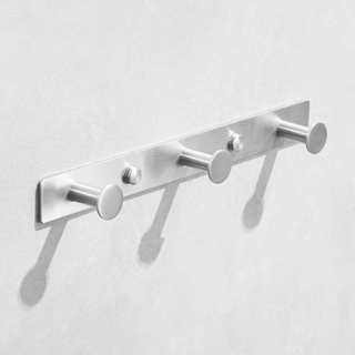 Verno ขอแขวนสแตนเลส 304 3 ขอ รุ่น HC17 ขนาด 3×20×5 ซม. สีเงิน