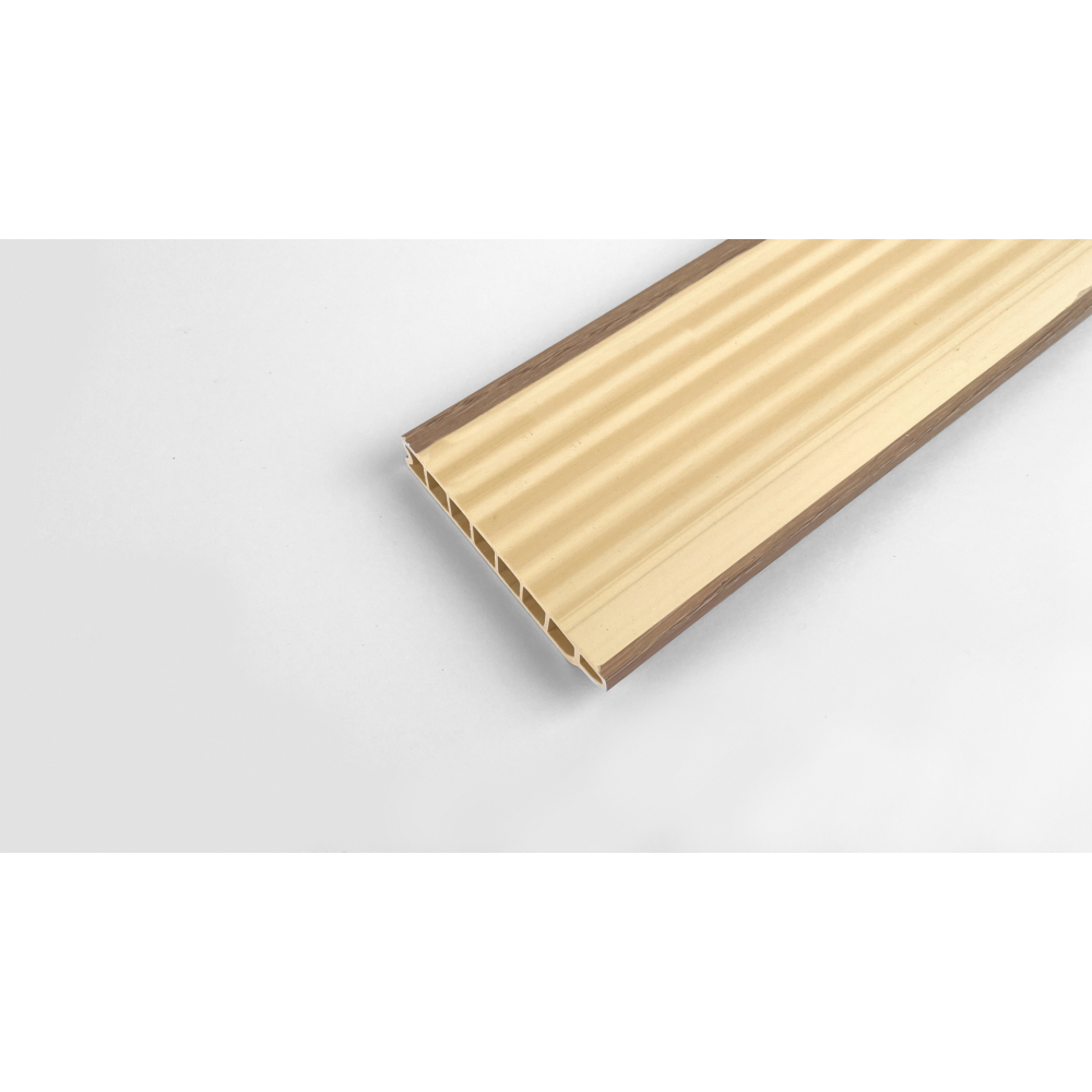 GREAT WOOD ไม้บัวพื้น PVCJF209 80x14x2900มม. สีโอ๊ค