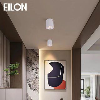 EILON โคมดาวน์ไลท์แบบทาวเวอร์หน้ากลม 4นิ้ว E27 รุ่น YDE04005S-WH สีขาว (โคมเปล่า)