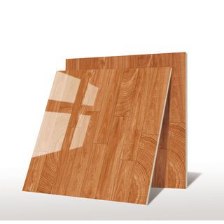 Marbella กระเบื้องเซรามิคปูพื้น 16x16 นิ้ว รุ่น วูดบราว CH1106 Gloss (12P)