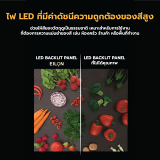 EILON โคมพาแนล LED แบบฝังฝ้า 40W ขนาด 120x30CM รุ่นTP-PN120-40DL แสงเดย์ไลท์