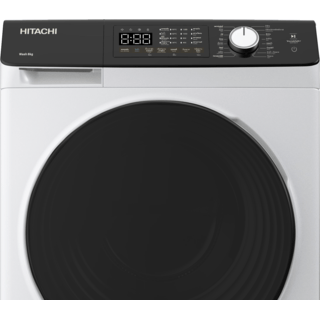 HITACHI เครื่องซักผ้า ฝาหน้า 8 กก. BD-D802HVOW