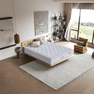 Truffle ที่นอนพ็อกเก็ตสปริงเสริมยางพารา รุ่น Lalisa ขนาด 180x200x34 ซม. (6ฟุต) สีขาว