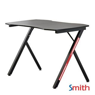 SMITH โต๊ะเกมมิ่ง รุ่น MERCULAR-01 ขนาด 60x120x70 ซม. สีดำ 