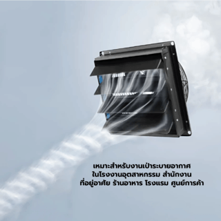 INOVA พัดลมดูดอากาศอุตสาหกรรม ขนาด 12” รุ่น TAD30-4