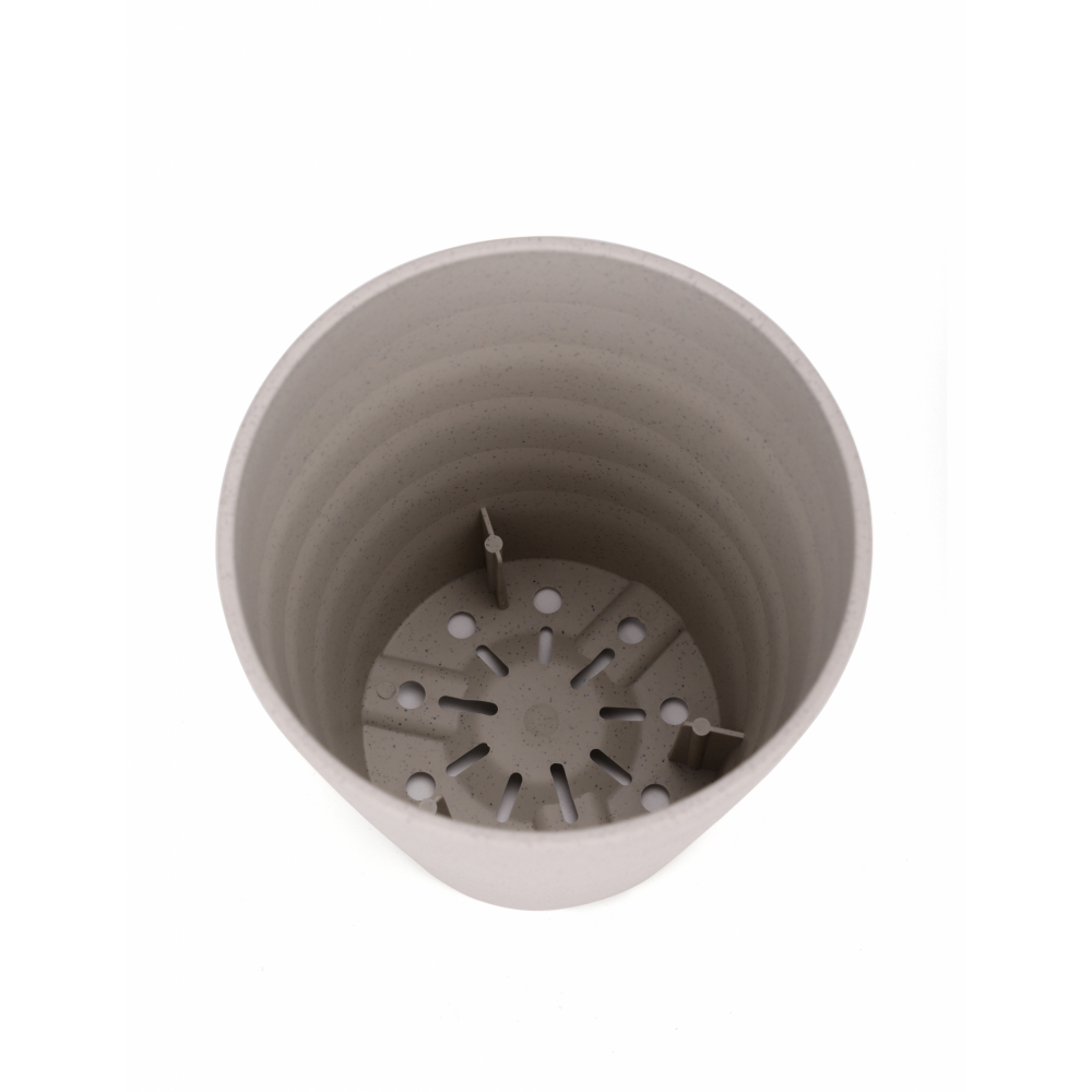 Tree‘O กระถางต้นไม้ทรงกลม รุ่น6PY009-WH ขนาด15x16ซม. (6นิ้ว)  สีขาว