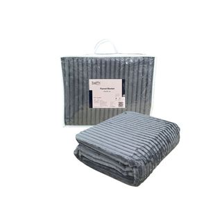 Truffle ผ้าห่ม รุ่น Nako-06 ขนาด 150x200 ซม. สีเทาเข้ม