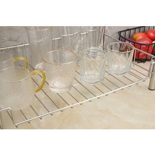 CLOSE ชั้นคว่ำจานสเตนเลส 2 ชั้น 32x51x41 ซม. CHERTAME-2D สีเงิน