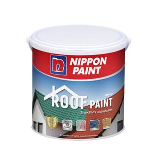 NIPPON PAINT สีน้ำอะคริลิกทาหลังคา ROOF PAINT NP-3578 ขนาด 1 กล สีน้ำตาลมอคค่า 