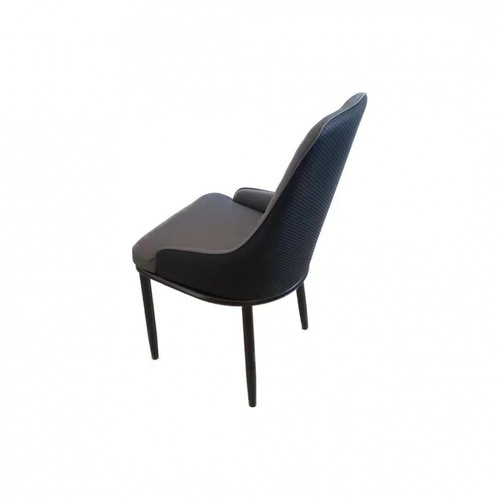 (1/2)PULITO เก้าอี้รับประทานอาหาร รุ่น FERGUS ขนาด 46x44x93 ซม. สีเทาเข้ม