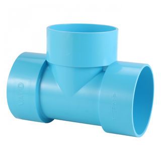 VAVO สามทางตั้งฉาก บาง 3 นิ้ว(80) สีฟ้า