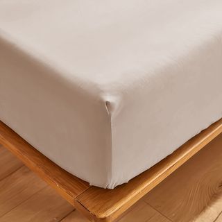 Truffle ผ้าปูที่นอน 1 ชิ้น รุ่น Rina-01 ขนาด 6 ฟุต สีกากี