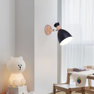 EILON โคมไฟติดผนังนอร์ดิก E27 5W รุ่น GC YY2231 สีดำ