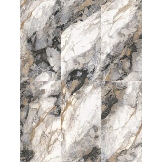 La Arezza กระเบื้องพอร์ซเลน 75X150  ซม. รุ่น Luxura  elite marble  (TMA715906L) High-glossy Random (2pcs /box  2.25 sqm)