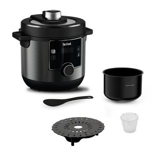 TEFAL หม้ออัดแรงดันไฟฟ้า Turbo Cuisine Maxi ขนาด 7.6 ลิตร รุ่น CY777866 สีเทา-ดำ