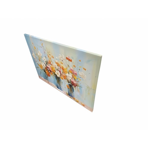 COZY รูปภาพพิมพ์แคนวาส รุ่น ORANGE FLOWERS ขนาด 70x100 ซม. ดอกไม้