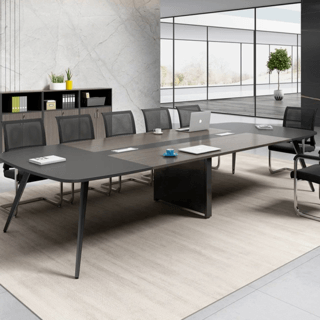 SMITH โต๊ะประชุม รุ่น Monic-01 ขนาด 140x350x75 ซม. สีวอลนัท (1/4)
