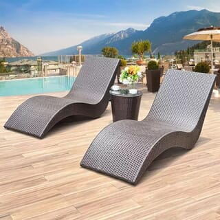 SUMMER SET โต๊ะริมสระหวายเทียม รุ่น ภูเก็ต ขนาด 45x45x40ซม.สีน้ำตาลเข้ม