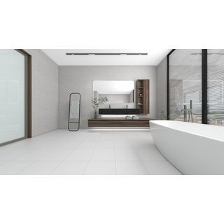 Marbella กระเบื้องเซรามิคปูพื้น 16x16 นิ้ว รุ่น คราวร่า เกรย์ ZYM88 Satin (12P)