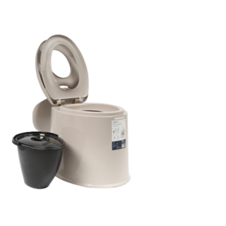 Verno ชักโครกเคลื่อนที่ รุ่น EDS040 ขนาด 40x50x45 ซม. สีเบจ