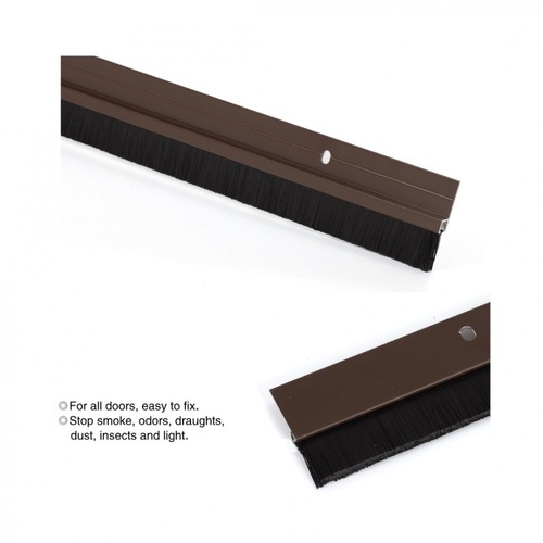 TORSTEN เส้นกันแมลงอะลูมิเนียม แถบขนแปรง รุ่น  KZT011-BN 100ซม. สีน้ำตาล