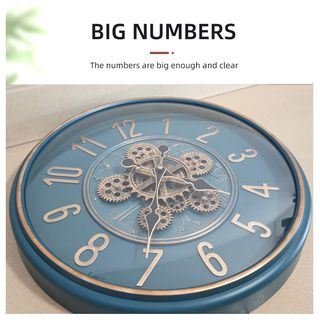 COZY นาฬิกาแขวนผนัง  รุ่น JULIUS  ขนาด 40.5x40.5x7 ซม.  สีน้ำเงิน