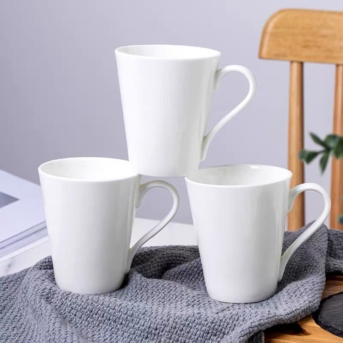 AILO แก้วเซรามิค 8.5 ซม. 350 มล. DAINA  สีขาว