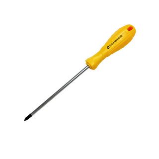 HUMMER ไขควงหัวแฉก ด้ามพลาสติก รุ่น PH1x150mm(5.0) สีเหลือง