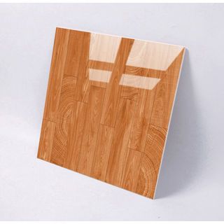 Marbella กระเบื้องเซรามิคปูพื้น 16x16 นิ้ว รุ่น วูดบราว CH1106 Gloss (12P)