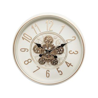 COZY นาฬิกาแขวนผนัง  รุ่น AUGUSTUS    ขนาด 40.5x40.5x7 ซม.  สีครีม