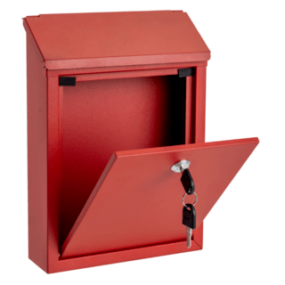 HATO ตู้จดหมาย รุ่น RANRY ขนาด 21.5x7x30 ซม. สีแดง 