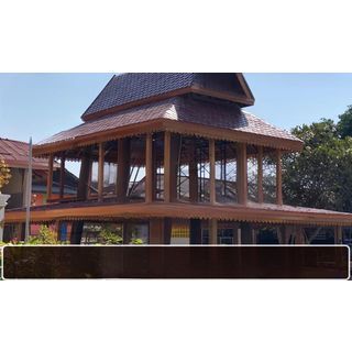 เชิงชายไม้สักลายมงกุฎ 6นิ้วx100cm.