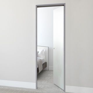 BATHIC วงกบ UPVC รุ่น STANDARD FU1-PRE ขนาด 70x200 ซม. สีเทา (2x4)