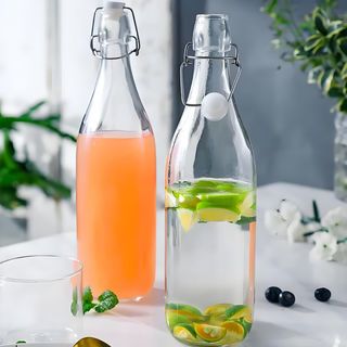 AILO ขวดแก้วมีจุกล็อก 1 ลิตร KM0140