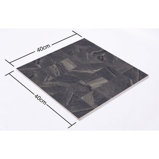 Marbella กระเบื้องเซรามิคปูพื้น 16x16 นิ้ว รุ่น Stone gray ZY-Z02 Matt Flat (12P)