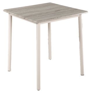 DELICATO ชุดโต๊ะอาหาร 2 ที่นั่ง รุ่น HAMO โต๊ะ : 70x70x76.5 ซม. เก้าอี้ : 41x45.5x84.5 ซม. สีไม้ธรรมชาติ