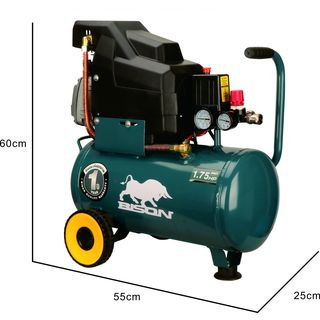 BISON ปั๊มลมโรตารี่ 1.75 HP ขนาด 30 ลิตร รุ่น LAF-2030 (1300วัตต์)