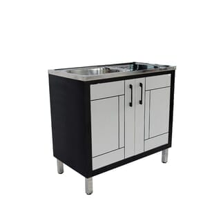 CLOSE ตู้ตั้งพื้น UPVC  LABARIS ขนาด  1หลุม 1ที่พัก 90 ซม. สีเทา