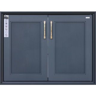 CLOSE บานซิงค์คู่ ABS ขนาด 86x66 ซม. VIVIEN สีบลูโอ๊ค 