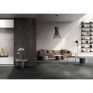 La Arezza 60X120 ซม.กระเบื้องพอร์ซเลน รุ่น Cave stone dark gray (DGD1260019) Matt-SUGAR Random (2pcs /box 1.44 sqm)