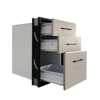 CLOSE ตู้ลิ้นชัก UPVC LABARIS ขนาด  45.5X65.5 ซม. สีเบจ