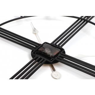 COZY นาฬิกาแขวนติดผนัง รุ่น AUGUST ขนาด 60x60x4.2 ซม. สีดำ