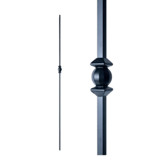 HUMMER เหล็กดัดราวระเบียง ขนาด 12.7x12.7mm รุ่น TLSH36