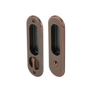 HAFELE มือจับบานเลื่อนตัวจริง ทองแดงรมดำ 499.65.100