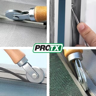 PROTX มุ้งลวดอะลูมิเนียม (42 นิ้ว x 10เมตร Dia 0.21mm 18x16/ตร.นิ้ว) รุ่น 4TCS003-42/10AL